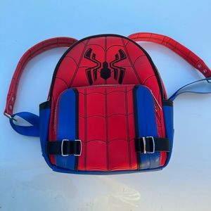 Gently used!! Authentic Spider-Man Loungefly mini-backpack